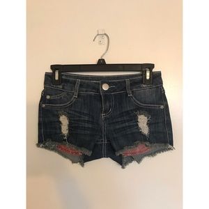 Gently used jean shorts.